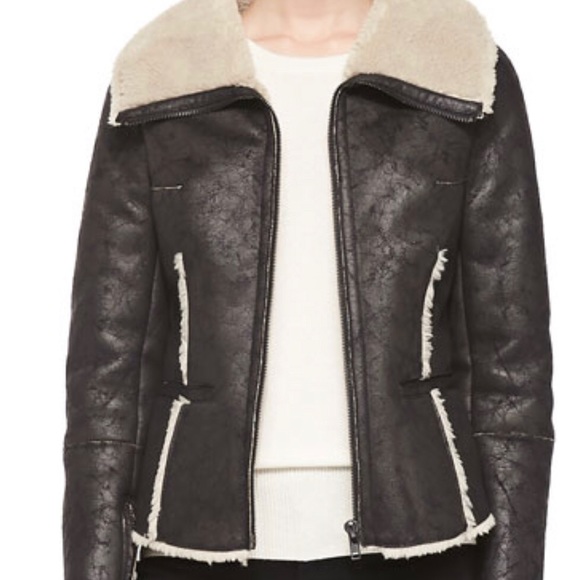 Velvet by Graham & Spencer Faux Fur lined & Faux Suede Aviator Jacket EUC Sz. XL - Picture 2 of 8